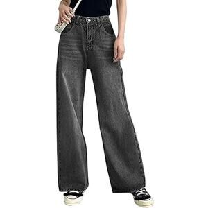 HDLTE Women Wide Leg Jeans High Waist Baggy Jeans for Women